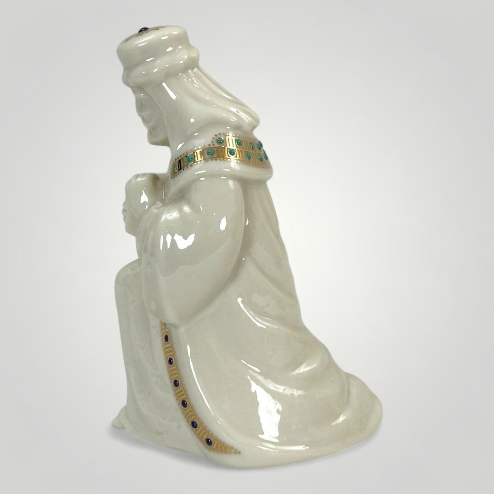 Vintage Lenox China‎ Jewels Nativity Balthazar Figurine Made in USA w/ Box 1999 - Picture 5 of 12